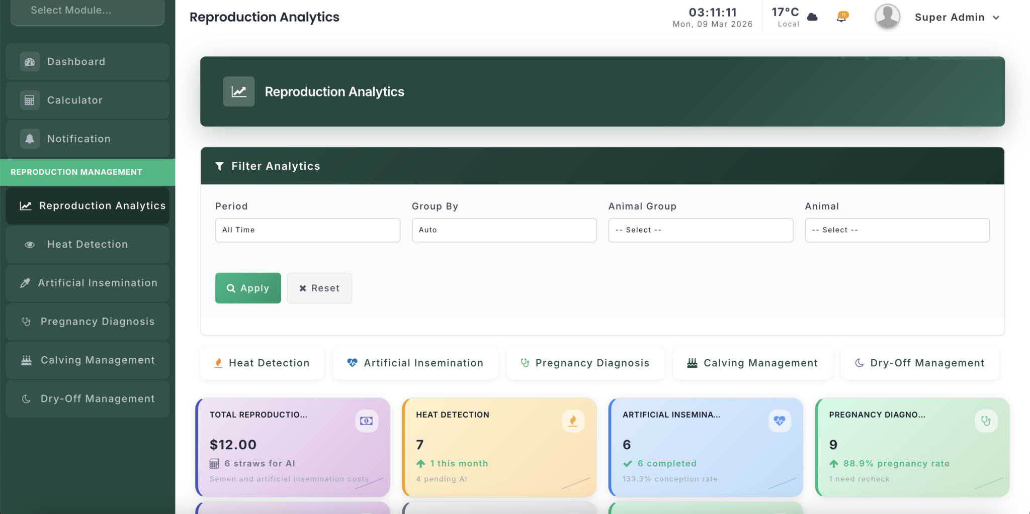 Live Streaming Management Dashboard